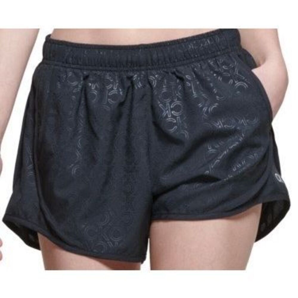 Calvin Klein Performance Women's Printed Shorts‎ - Ck Geo Black Deboss Size XXL